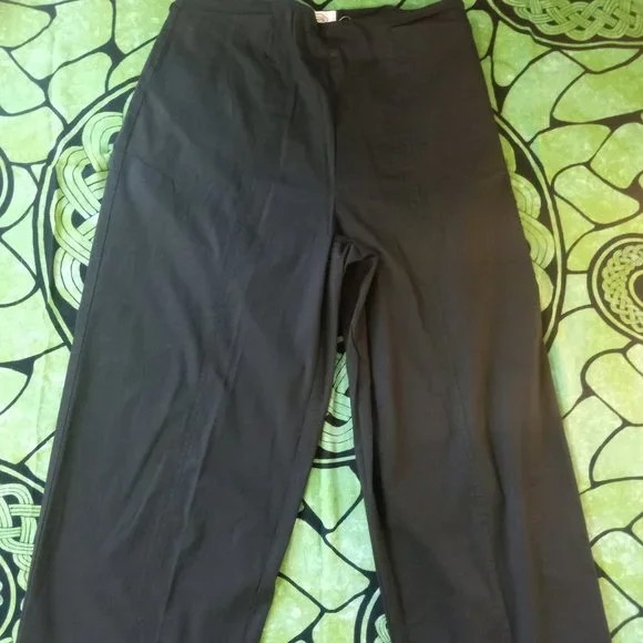 Vintage Talbots Black Stretch Pants Size 8 - Picture 4 of 13
